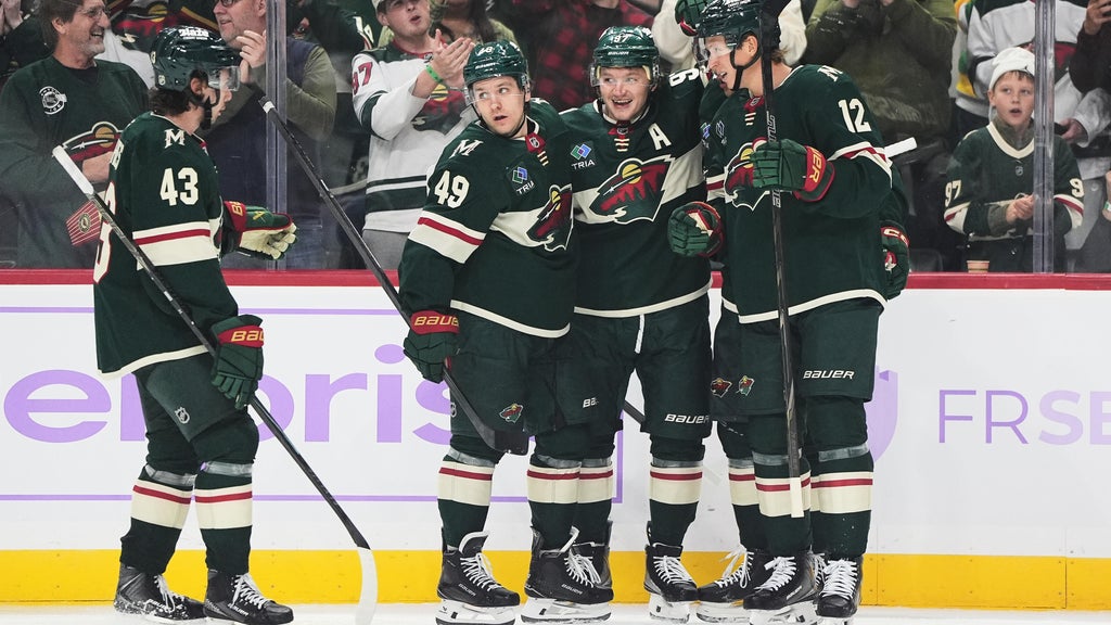 Kaprizov, Wallstedt lead Minnesota Wild to 2-1 victory over Columbus Blue Jackets — WCCO / CBS Minnesota, Roseville Sports news