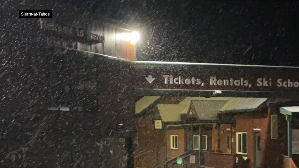 Northern California Sierra sees some early-season snow — CBS Bay Area (KPIX), Roseville Sports news