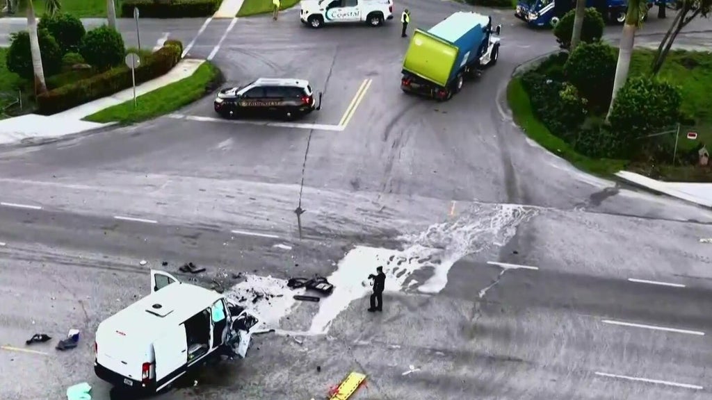 3 injured in violent Davie crash involving van, recycling truck, police say — CBS Miami, Roseville Health news