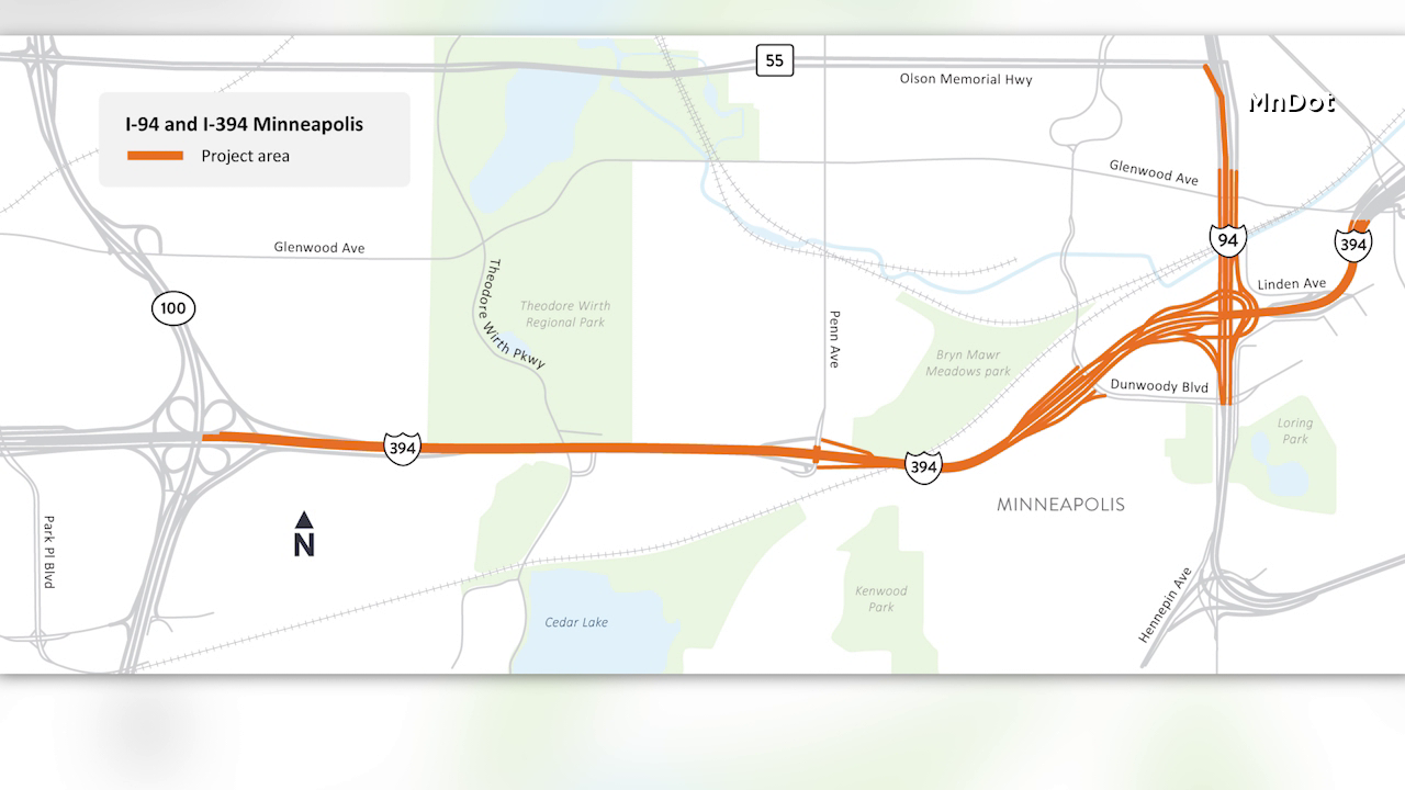 Eastbound I-394 in Minneapolis closing all weekend for highway repairs — KSTP 5, Roseville Business news