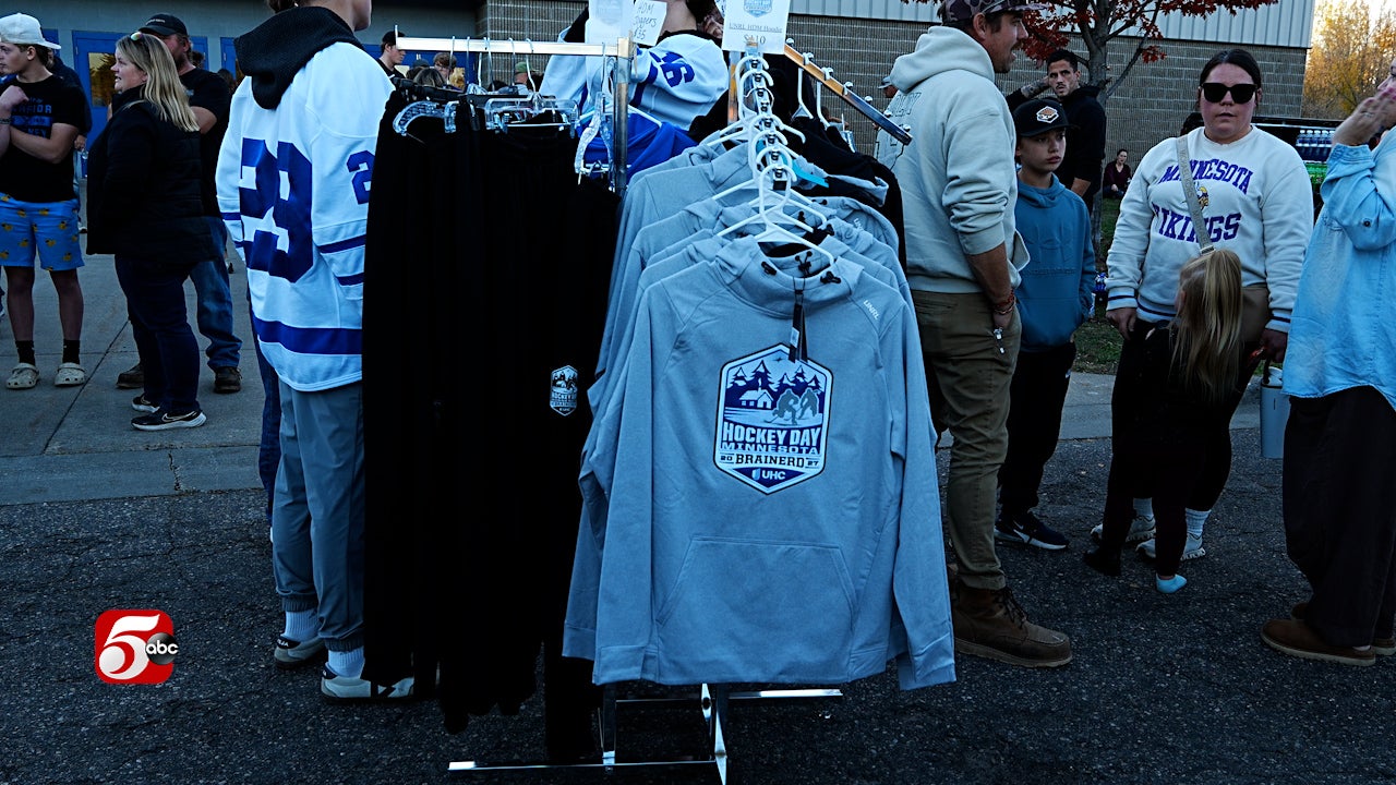 Brainerd celebrates 100 days until Hockey Day Minnesota — KSTP 5, Roseville Schools news