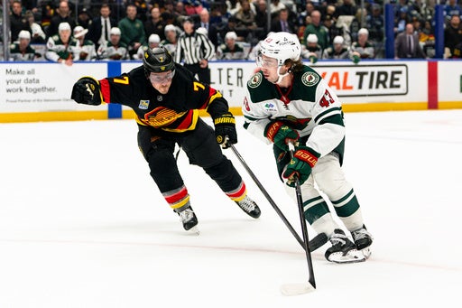 Quinn Hughes has a goal and an assist in his Vancouver return in Wild’s 4-2 victory — KSTP 5, Roseville Sports news