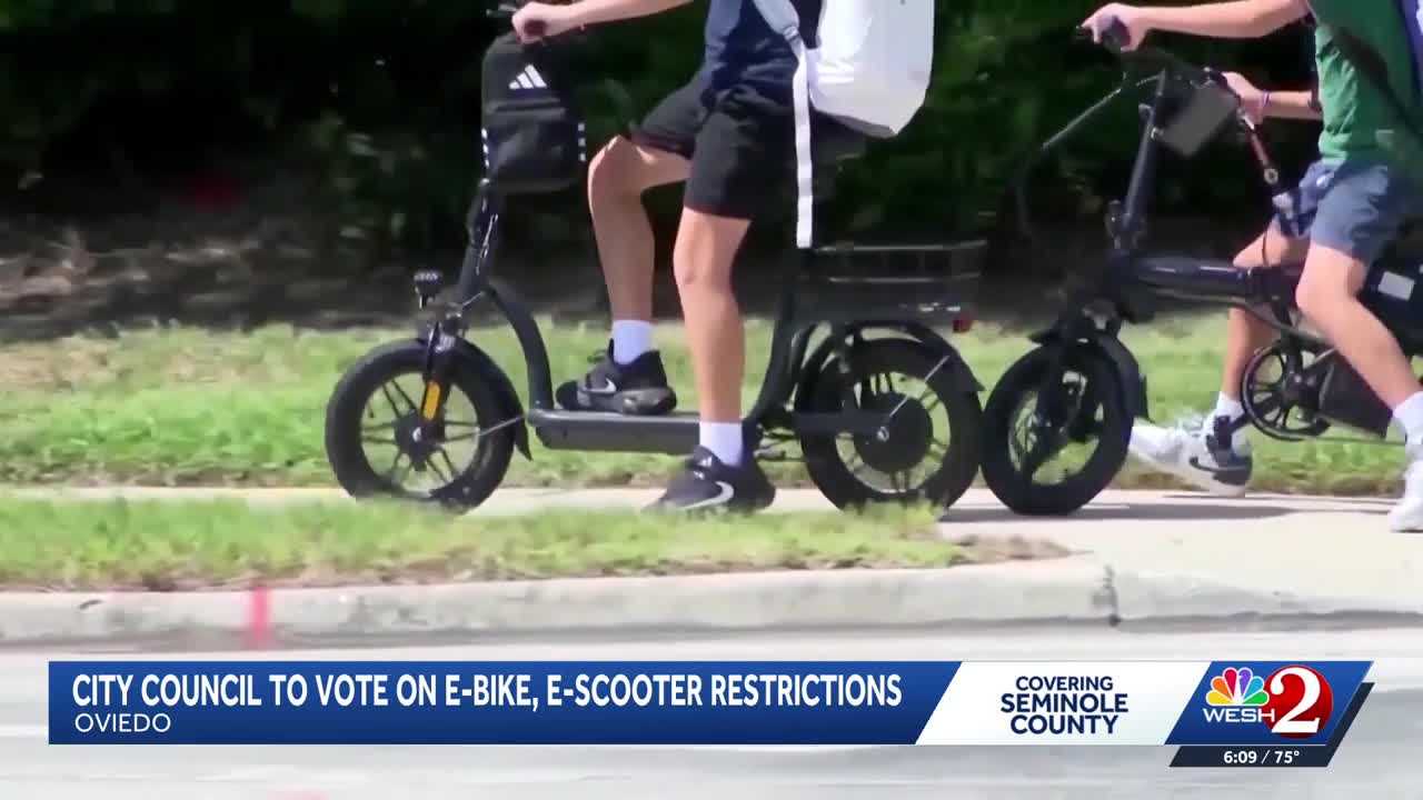 Oviedo city council to vote on micromobility rules to improve sidewalk safety — WESH 2 Orlando, Roseville Government news