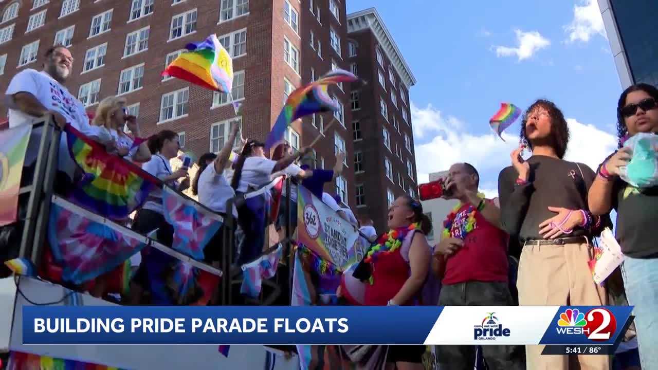 Inside the Central Florida workshop helping create floats for Come Out With Pride — WESH 2 Orlando, Roseville Business news