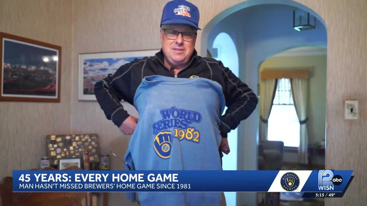 He hasn't missed a game since 1981, now he's hoping for a World Series win — WISN 12 Milwaukee, Roseville Sports news