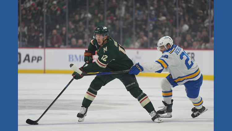 Matt Boldy has 5th career hat trick and Wild beat Blues 5-4 — KARE 11 Sports, Roseville Sports news