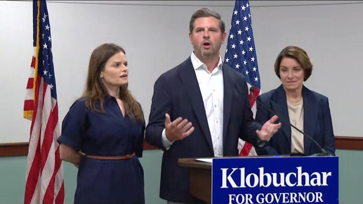 Parents of Harper Moyski backing Amy Klobuchar for governor — KARE 11 Local, Roseville Community news