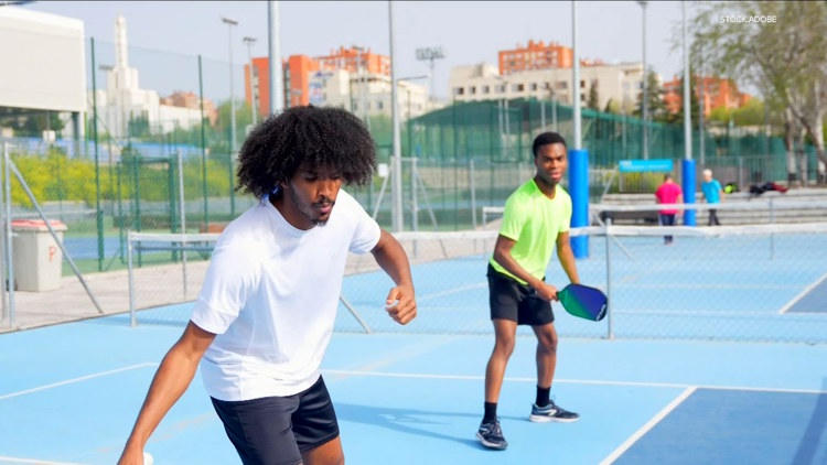 Smashing Stigma: Pickleball for men's mental health — KARE 11 Local, Roseville Health news