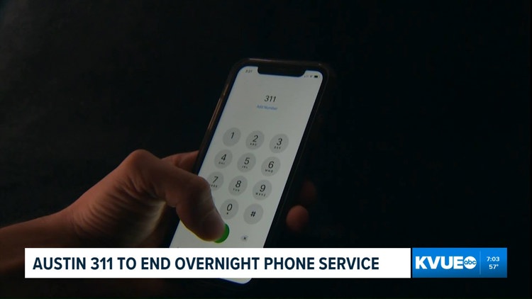 Austin 311 non-emergency call center to close overnight service starting Nov. 1 — KVUE (Austin), Roseville Community news