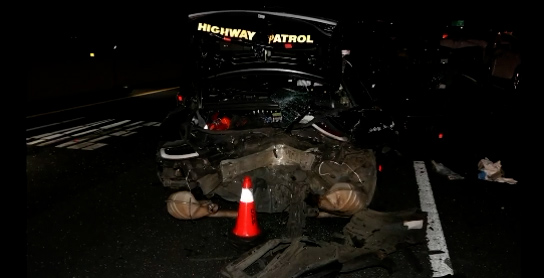 Dashcam: Tesla driver claims he was asleep on self-driving before hitting CHP cruiser, injuring 2 — FOX 9, Roseville Community news